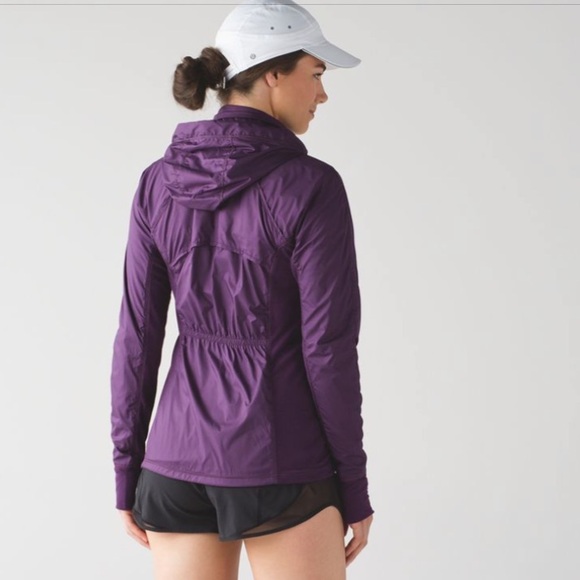 Lululemon Rush Hour Jacket 12 Burgundy - Picture 6 of 11
